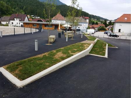 Servisni objekt v Športnem parku Mežica, foto OU